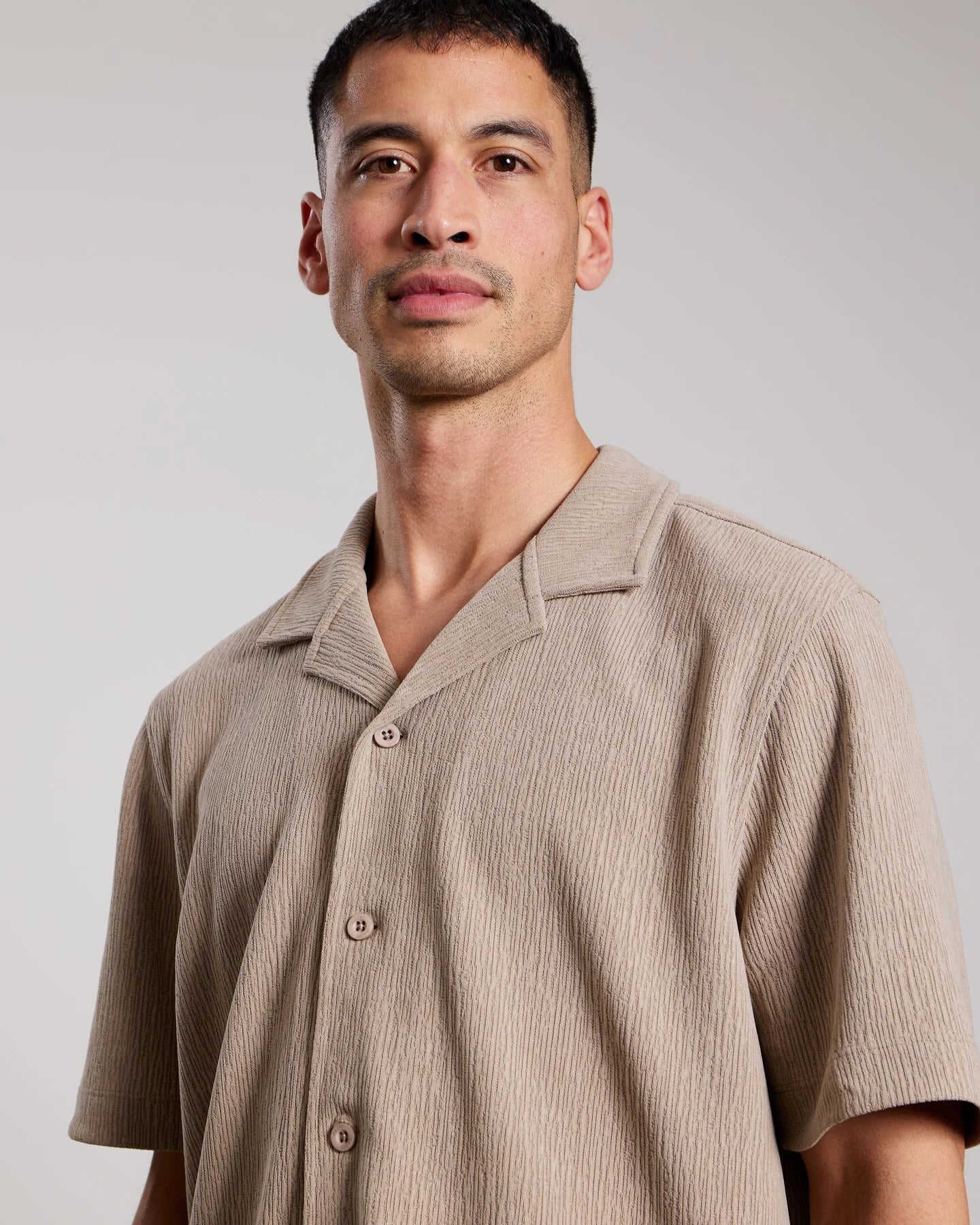 AEDEN VINCI SHIRT | LEAD GREY