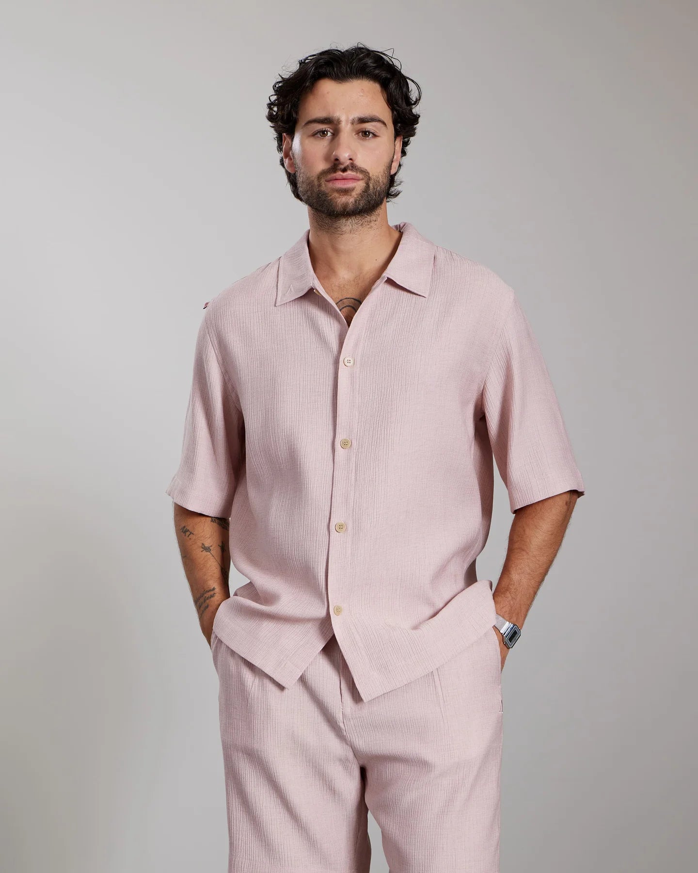 AEDEN DARIUS SHIRT | PINK