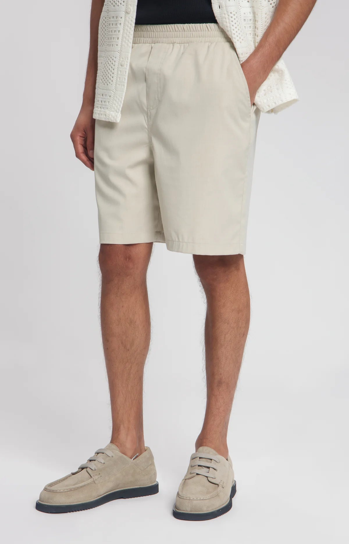LAW OF THE SEA STAR MELANGE SHORTS Almond Milk