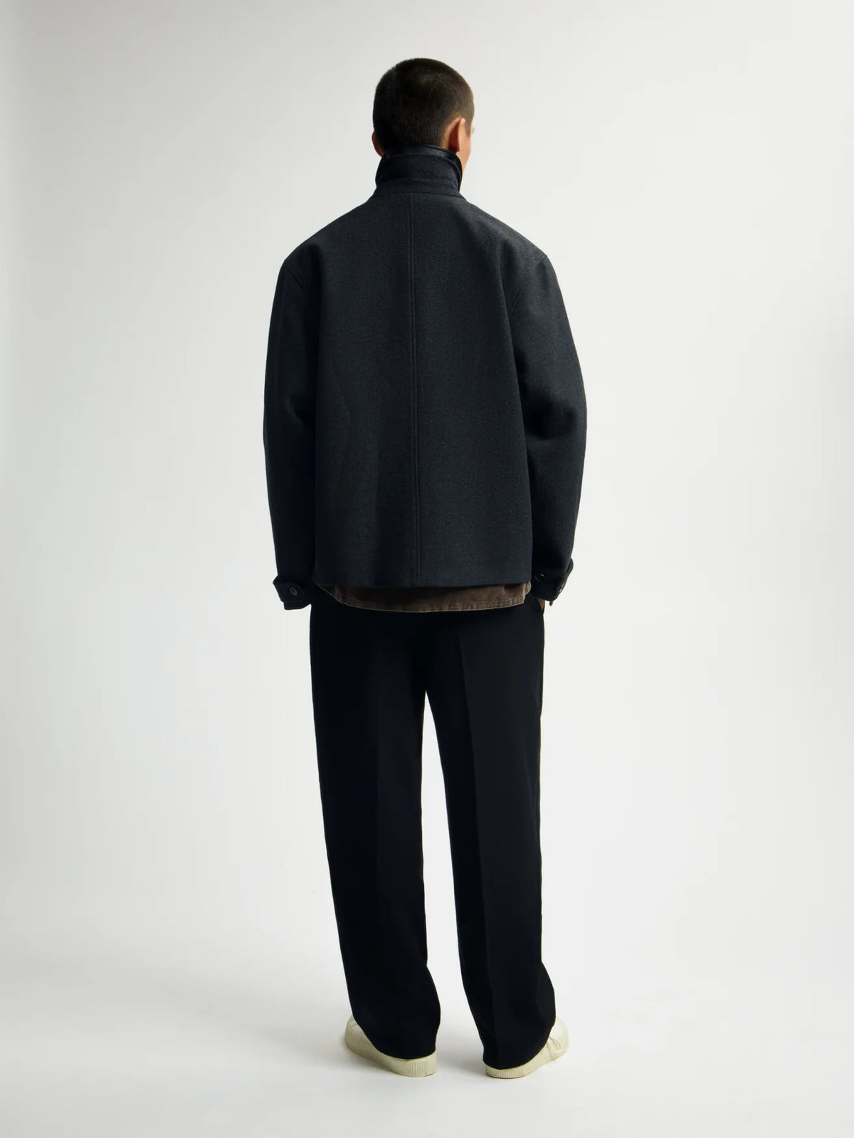 OLAF WOOL WORKWEAR JACKET Charcoal