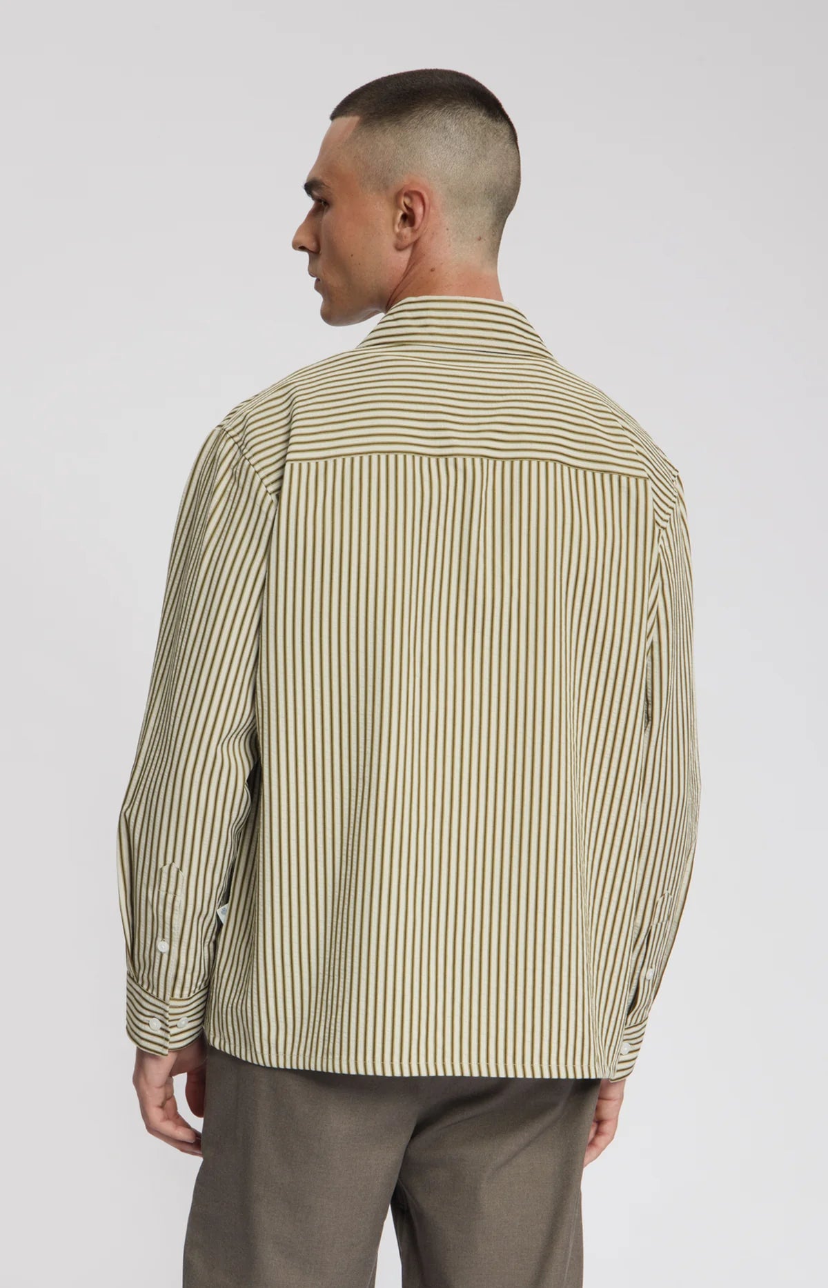 STARBOARD YARN DYED STRIPED SHIRT Beech