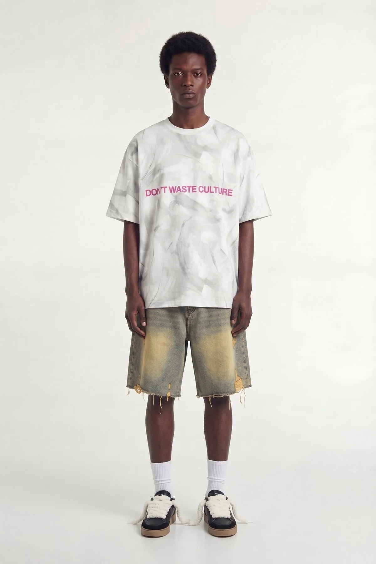 DON’T WASTE CULTURE TYRESE T-SHIRT | OFF-WHITE