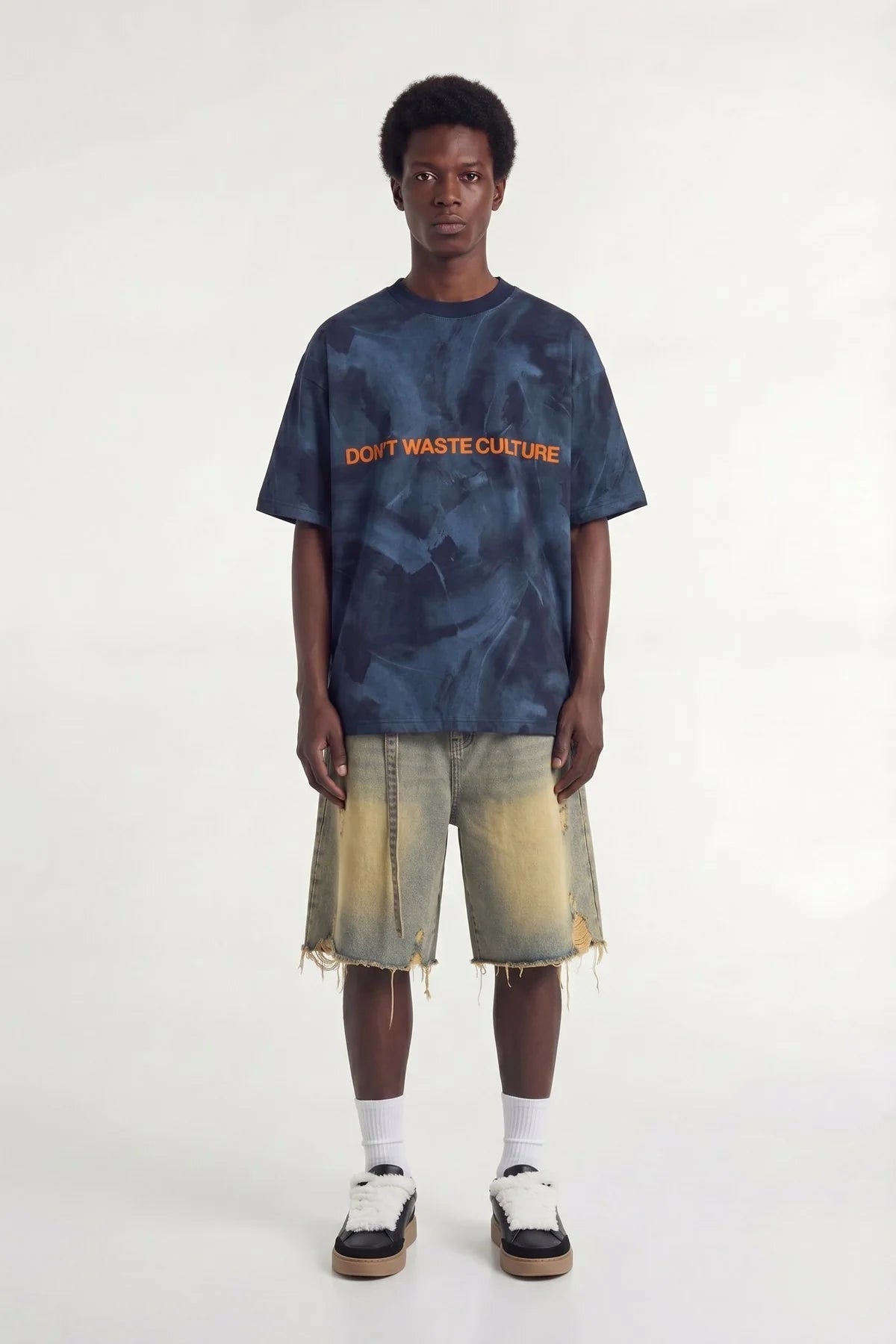 DON’T WASTE CULTURE TYRESE T-SHIRT | BLUE