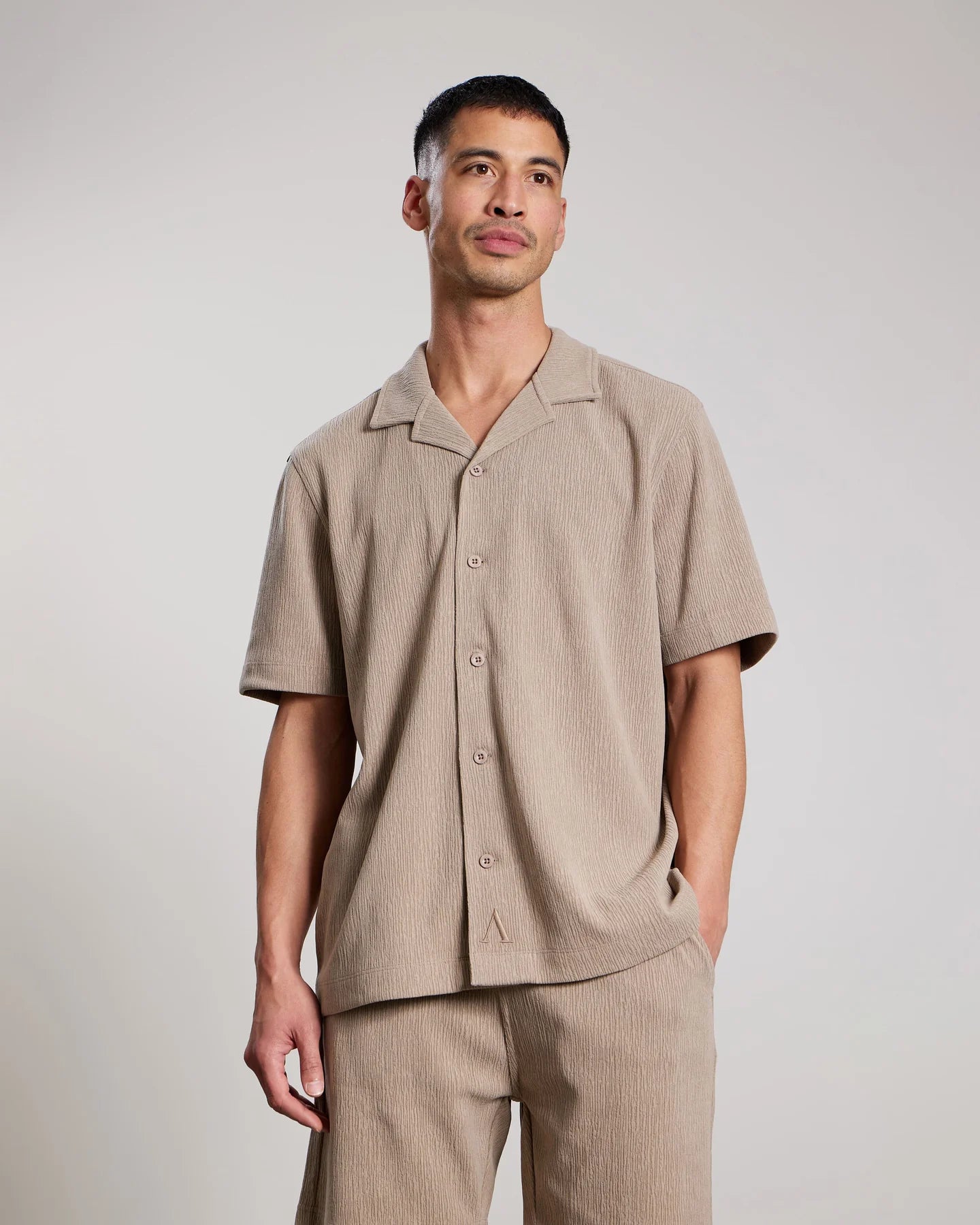 AEDEN VINCI SHIRT | LEAD GREY