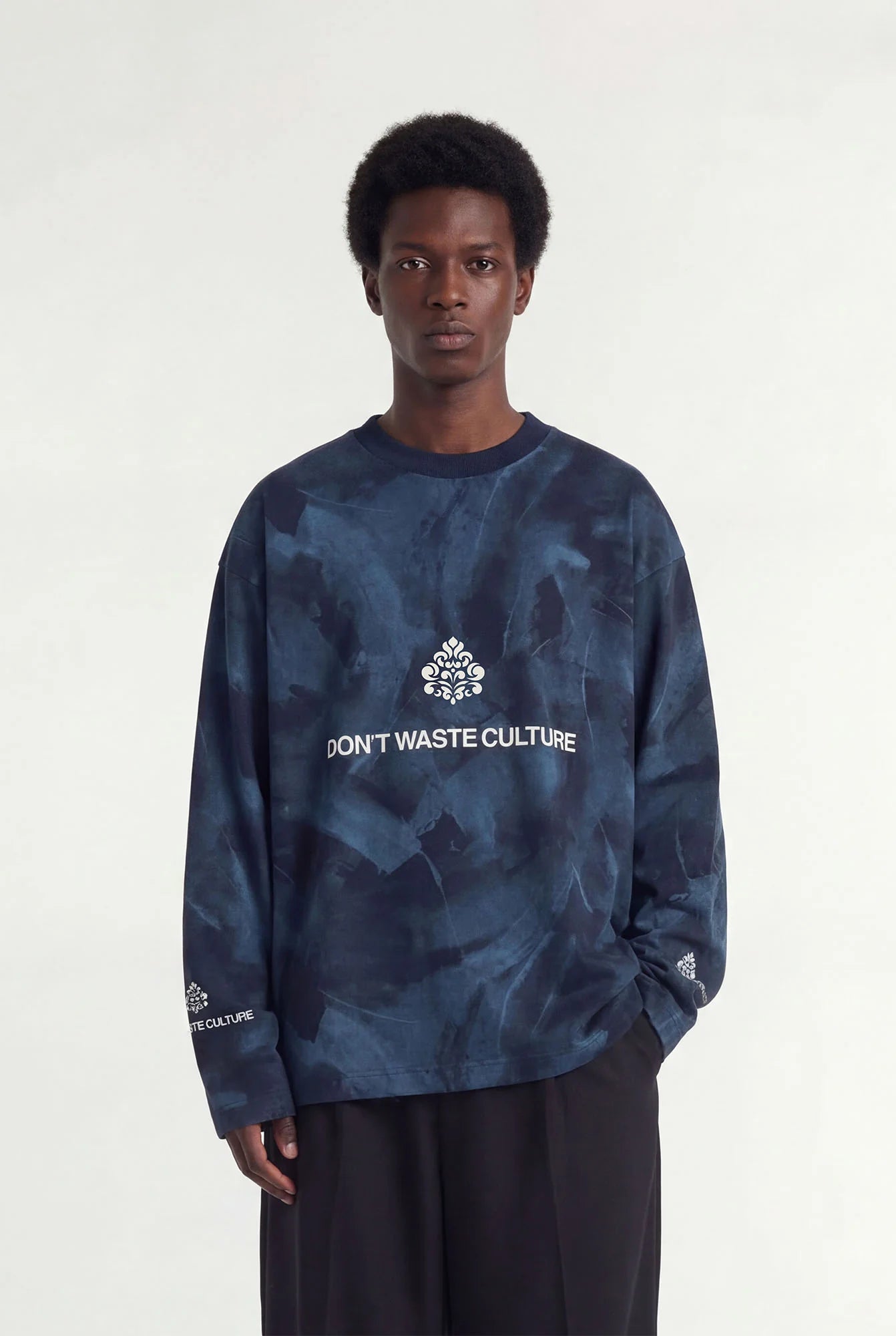 DON’T WASTE CULTURE ZADA LONGSLEEVE | BLUE