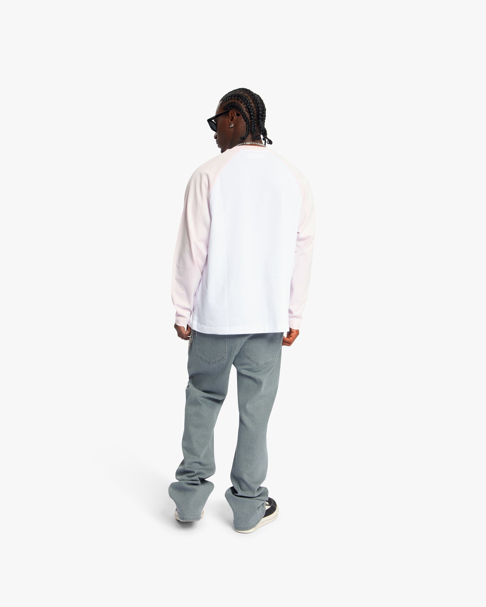 Croyez Fraternité Raglan Longsleeve | White