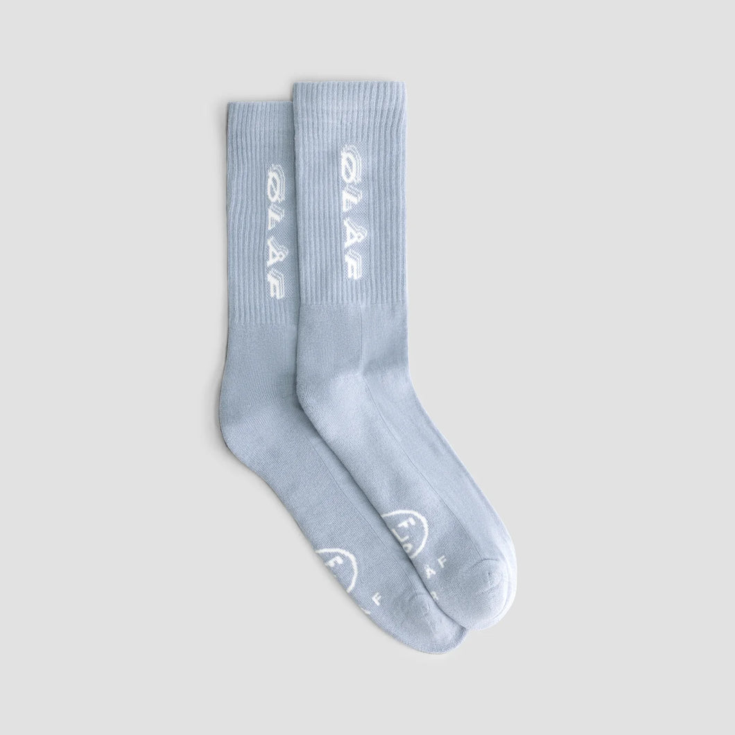 ØLÅF Triple Italic Socks Baby Blue