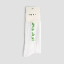 Afbeelding in Gallery-weergave laden, ØLÅF Triple Italic Socks Optical White