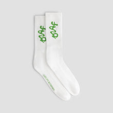 Afbeelding in Gallery-weergave laden, ØLÅF Signature Logo Socks Optical White