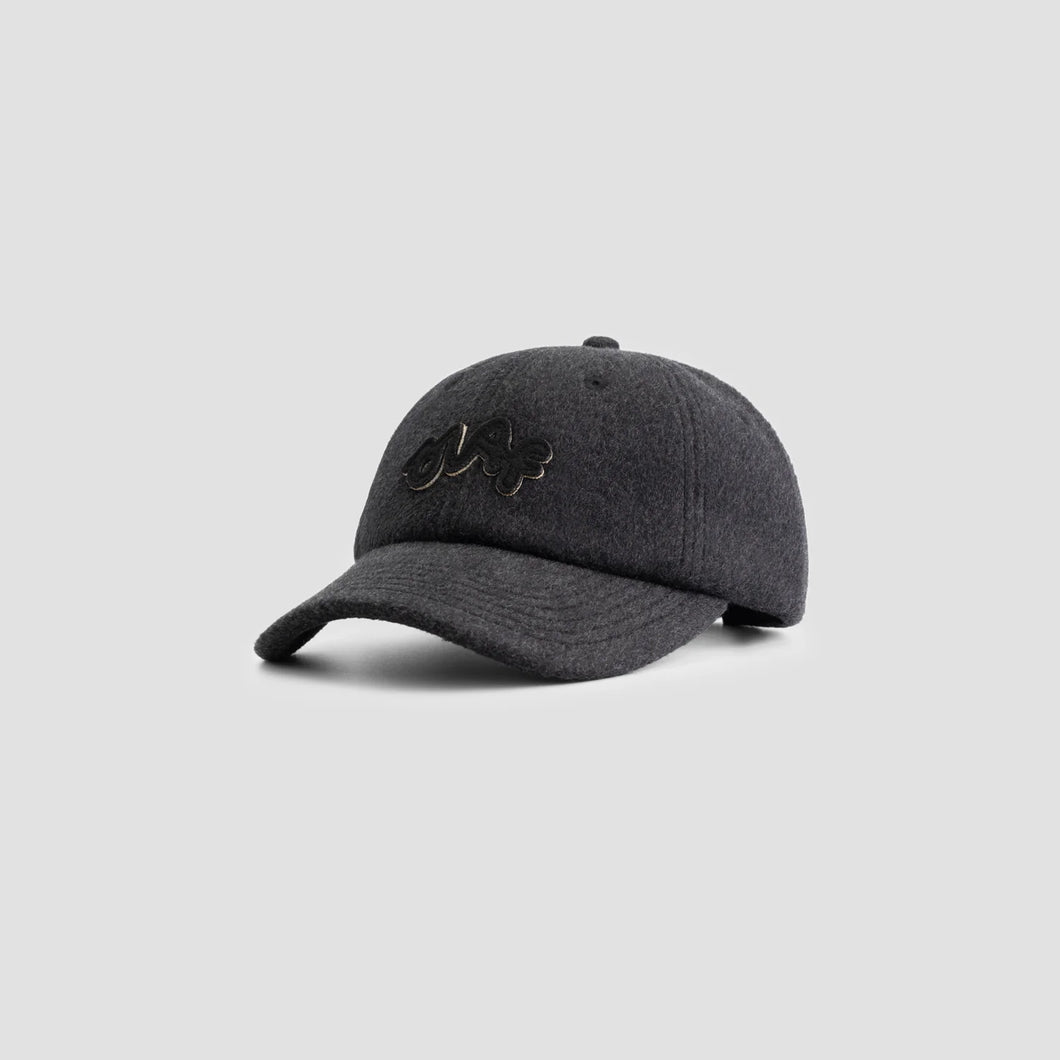 ØLÅF Signature Washed Cap Charcoal Melange