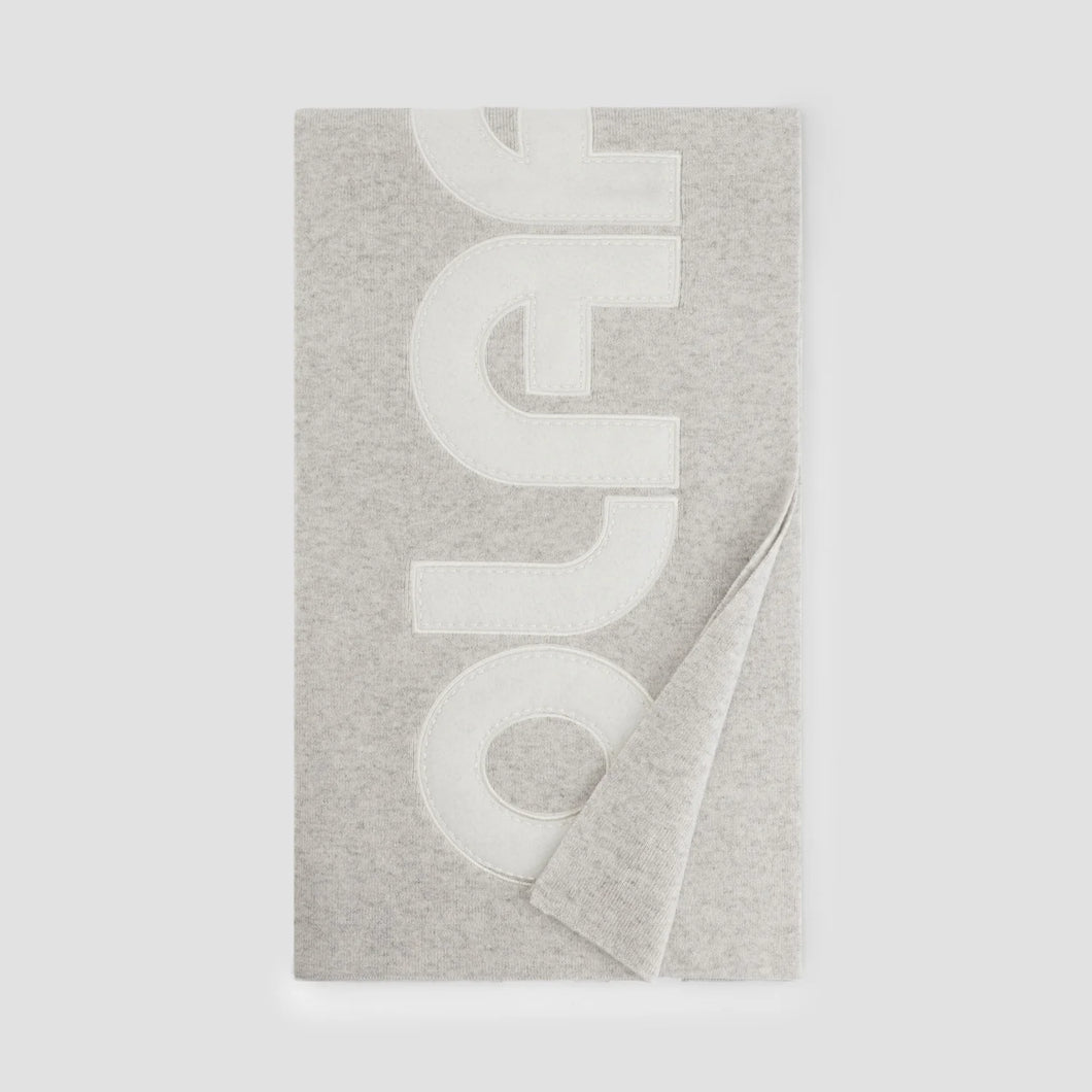 ØLÅF Retro Applique Scarf Cement