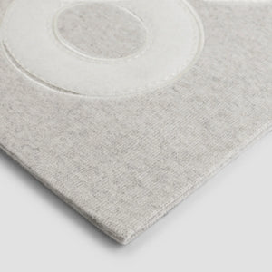 ØLÅF Retro Applique Scarf Cement