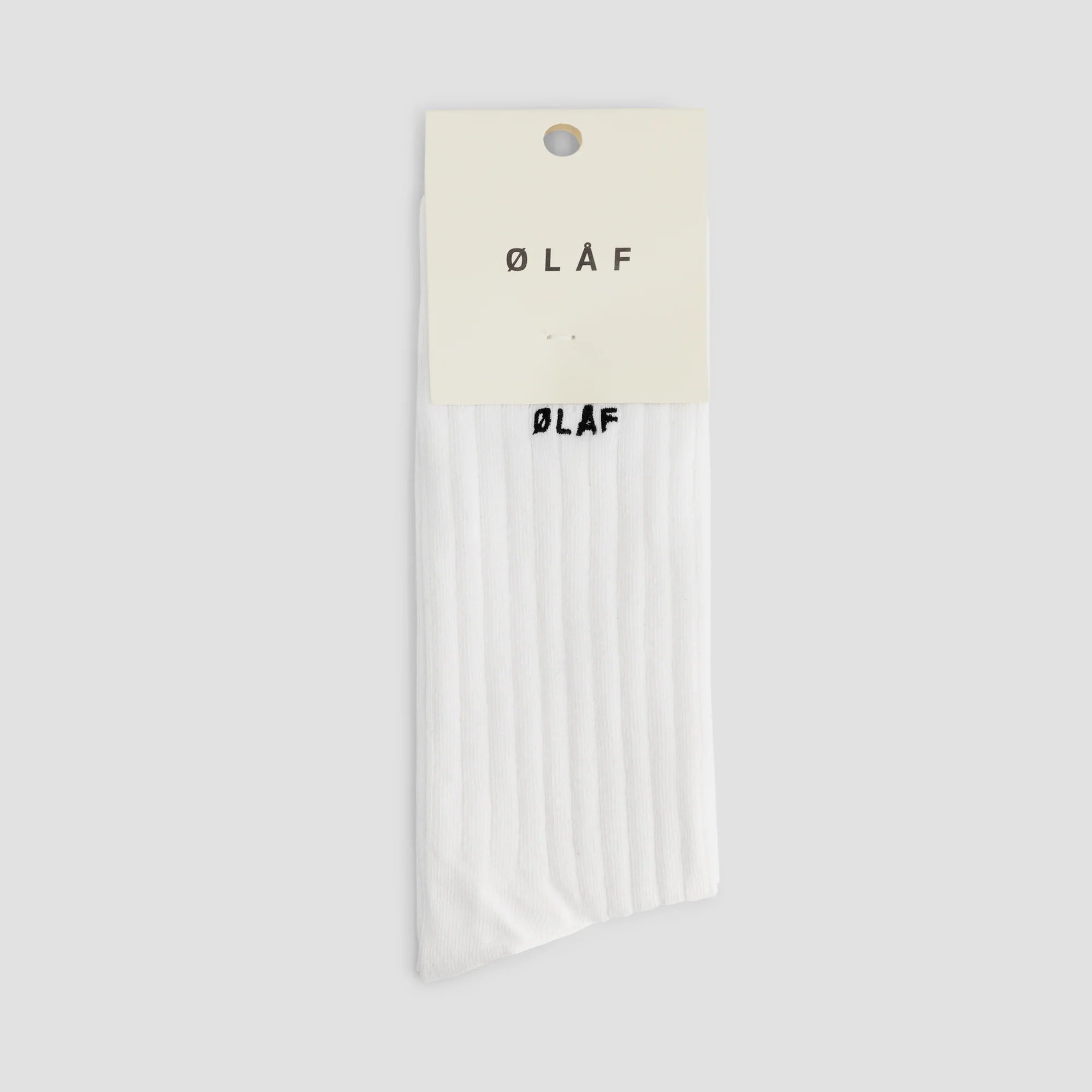 OLAF ESSENTIAL SOCK - OPTICAL WHITE