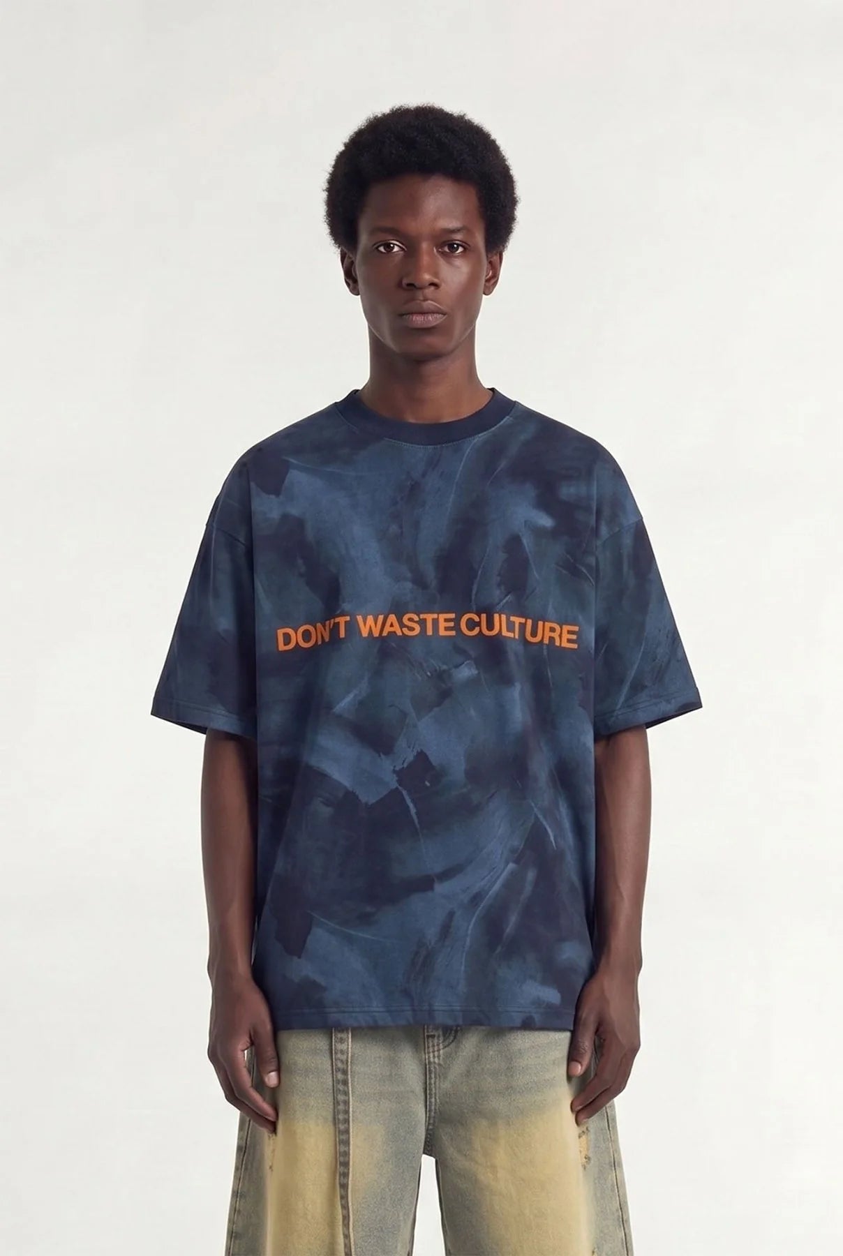 DON’T WASTE CULTURE TYRESE T-SHIRT | BLUE