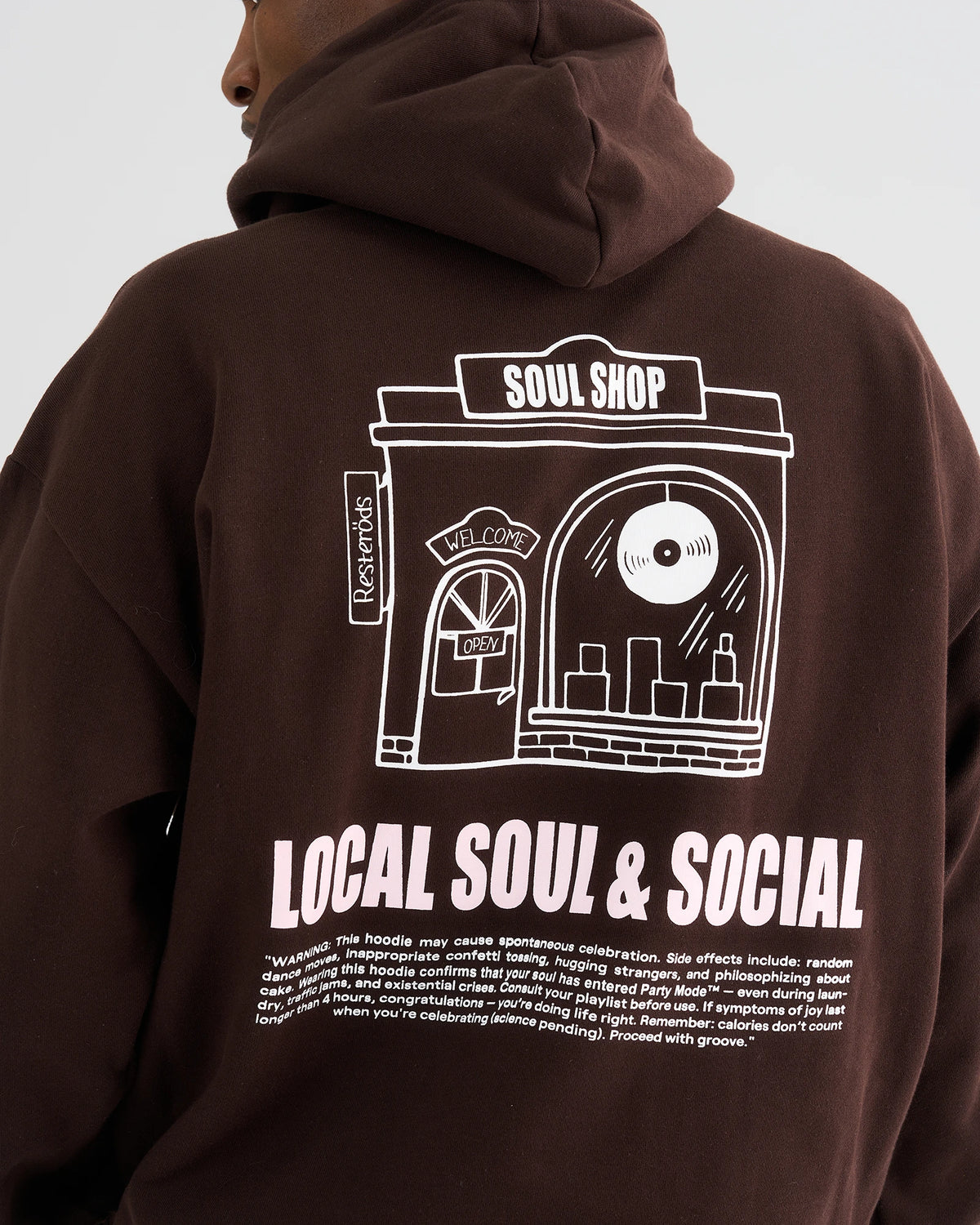 RESTERÖDS ELLIOT HOODIE | BROWN