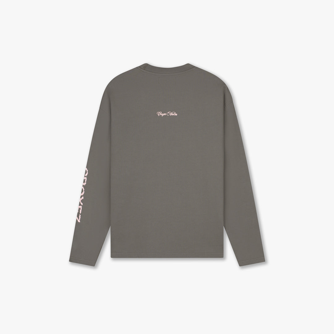 Croyez Contour De La Fleur Longsleeve | Washed Brown
