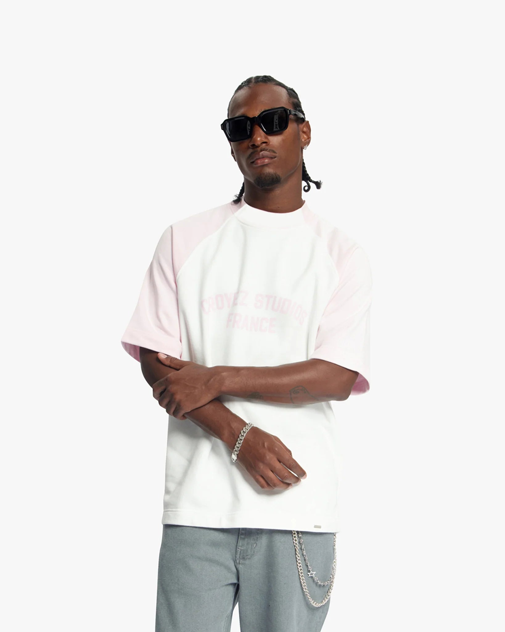 Croyez Studios Raglan T-Shirt | White