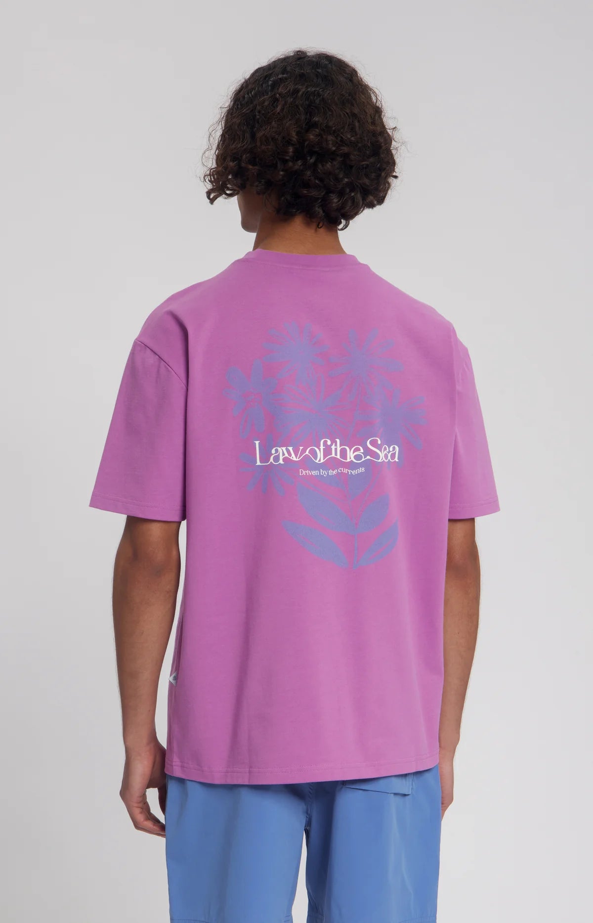 LAW OF THE SEA PETALS ARTWORK T-SHIRT Mulberry