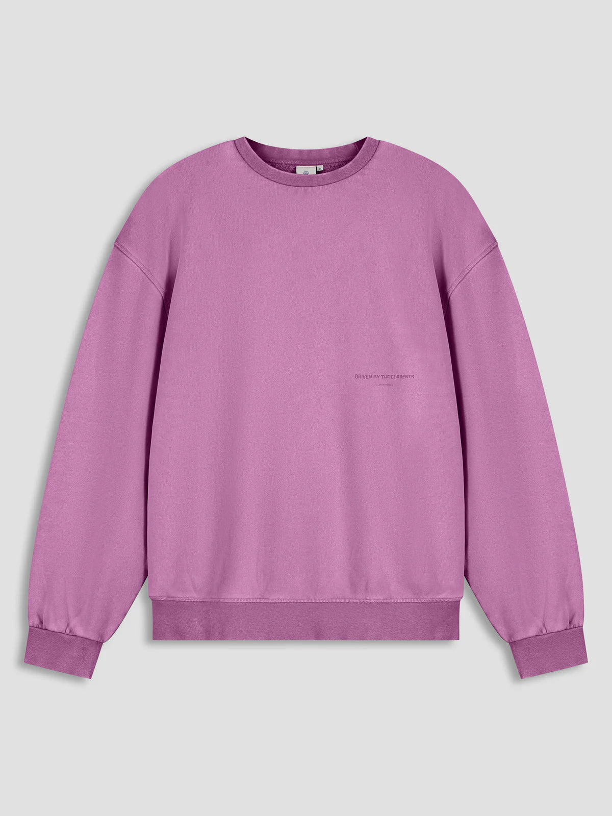 LAW OF THE SEA TORRIA GARMENT DYED SWEAT CREWNECK Mulberry