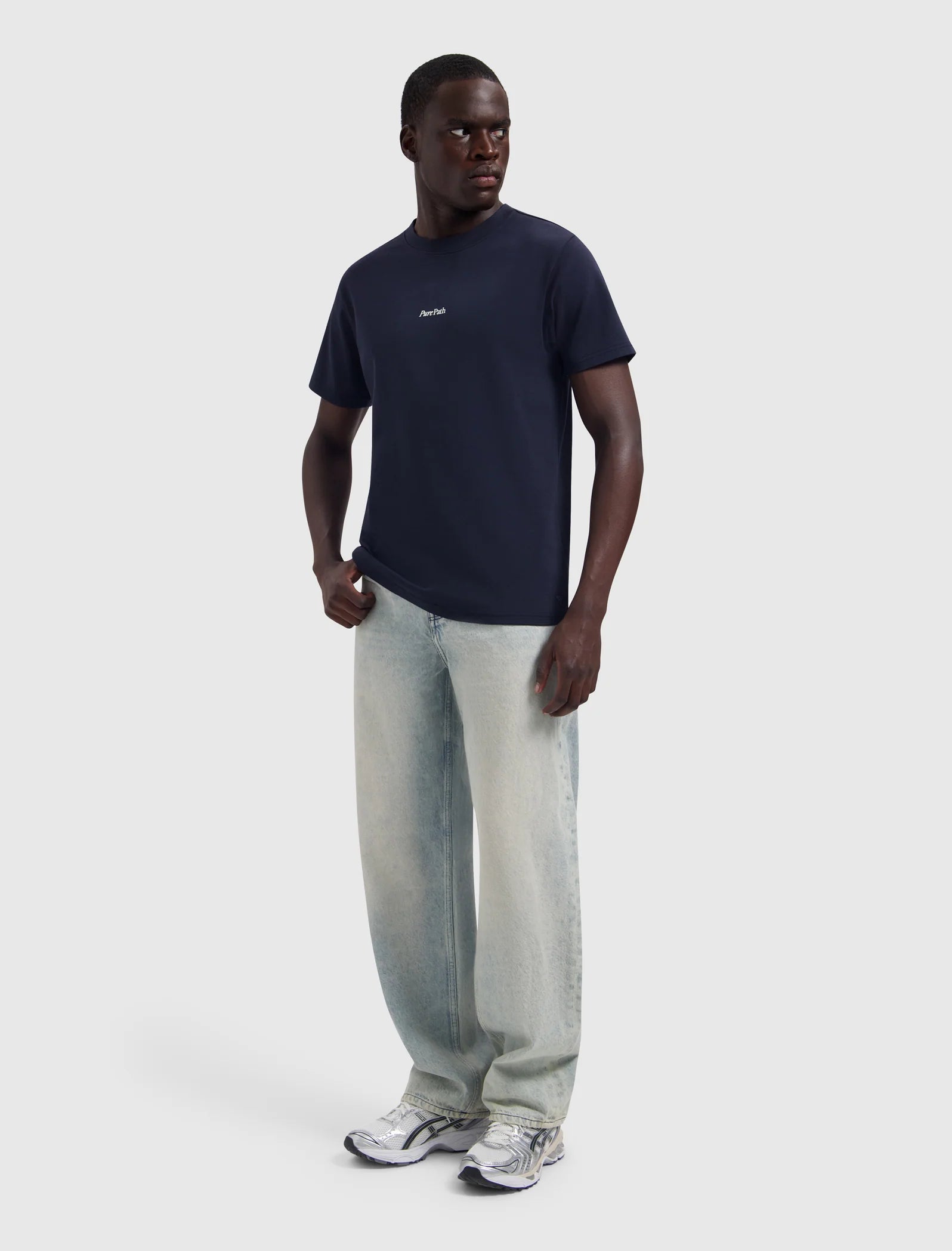 PURE PATH LANDSCAPE VIEW T-SHIRT Navy