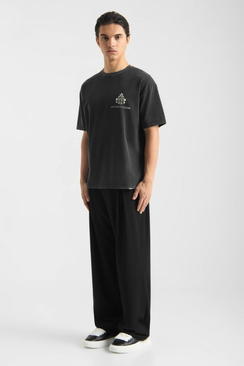DON'T WASTE CULTURE AZEMARI T-SHIRT | WASHED BLACK