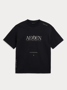 AEDEN FLORENT TEE | BLACK