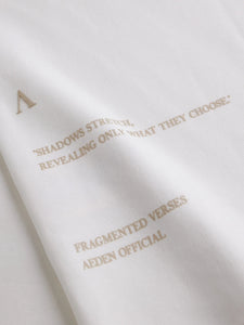 AEDEN VINCENT TEE | OFF WHITE