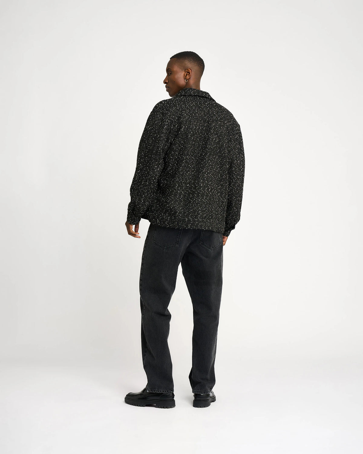 RESTERÖDS JOEY OVERSHIRT | BLACK