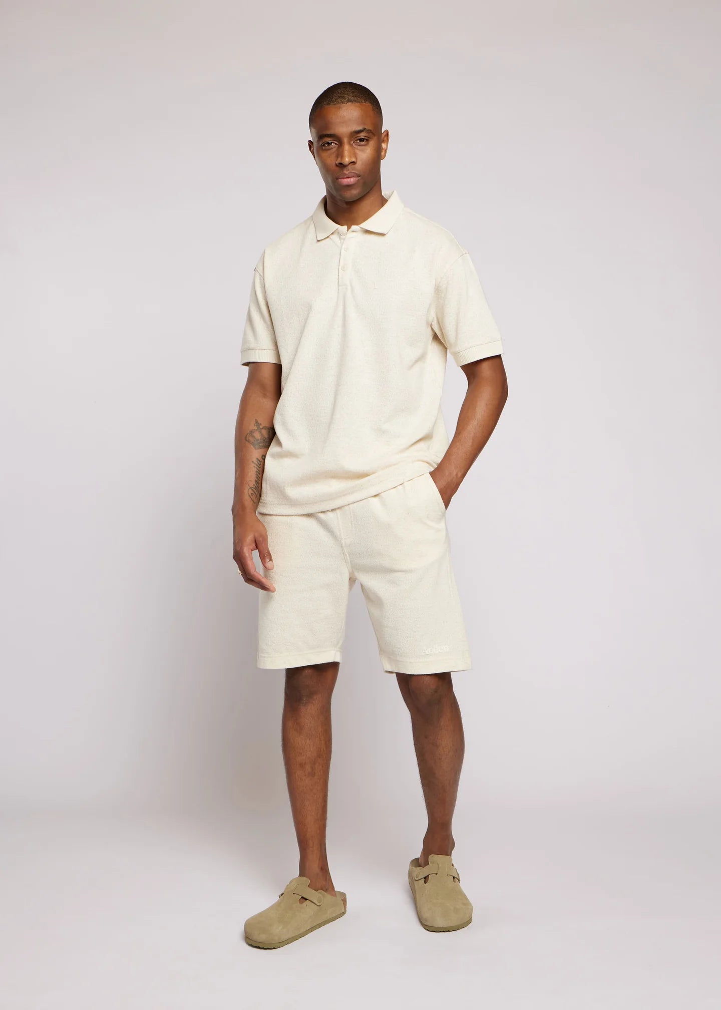 AEDEN GUZ POLO | SAND MEL