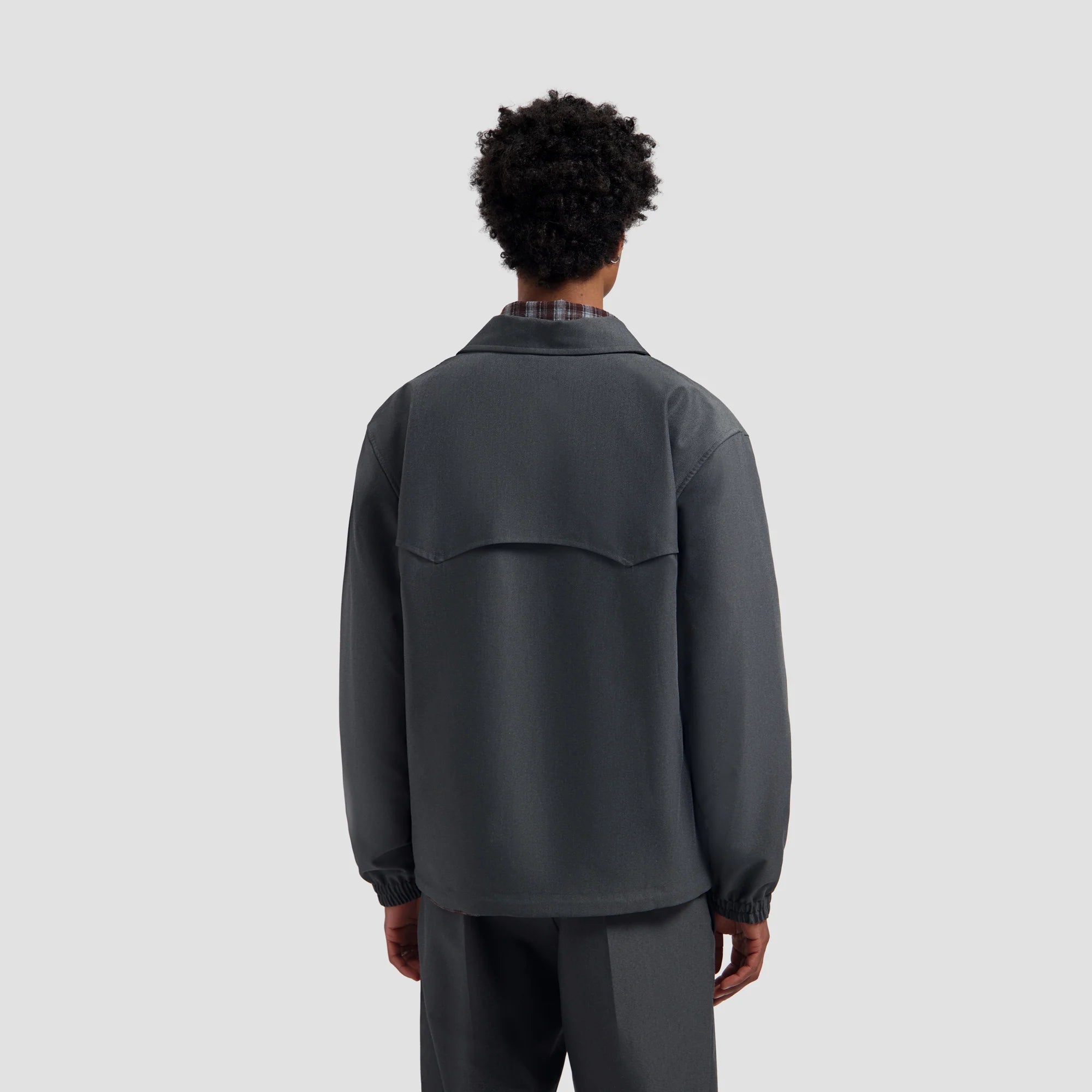 OLAF WESTERN COACH JACKET - CHARCOAL