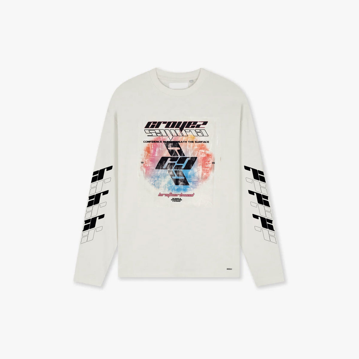 Croyez Lost Signal Longsleeve T-Shirt | Grey