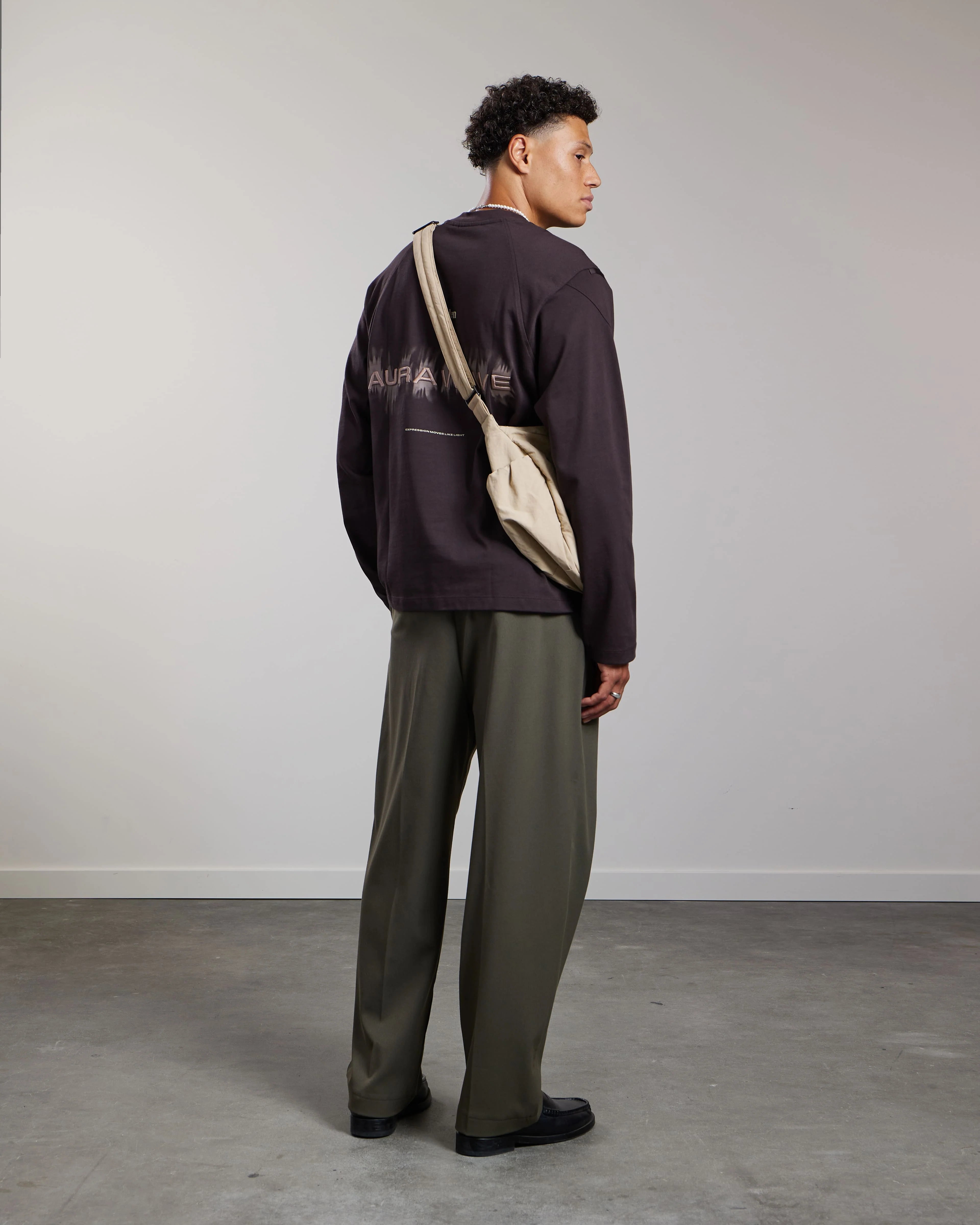 AEDEN RYNX LONG-SLEEVE TEE | GANACHE