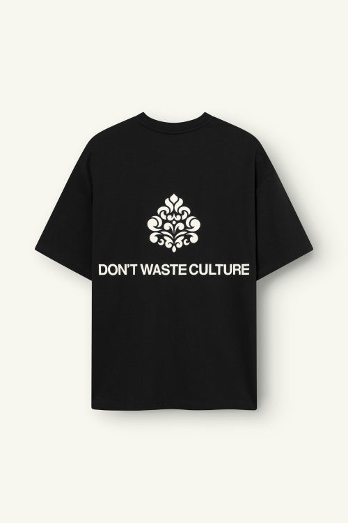 DON'T WASTE CULTURE AZEMARI T-SHIRT | BLACK