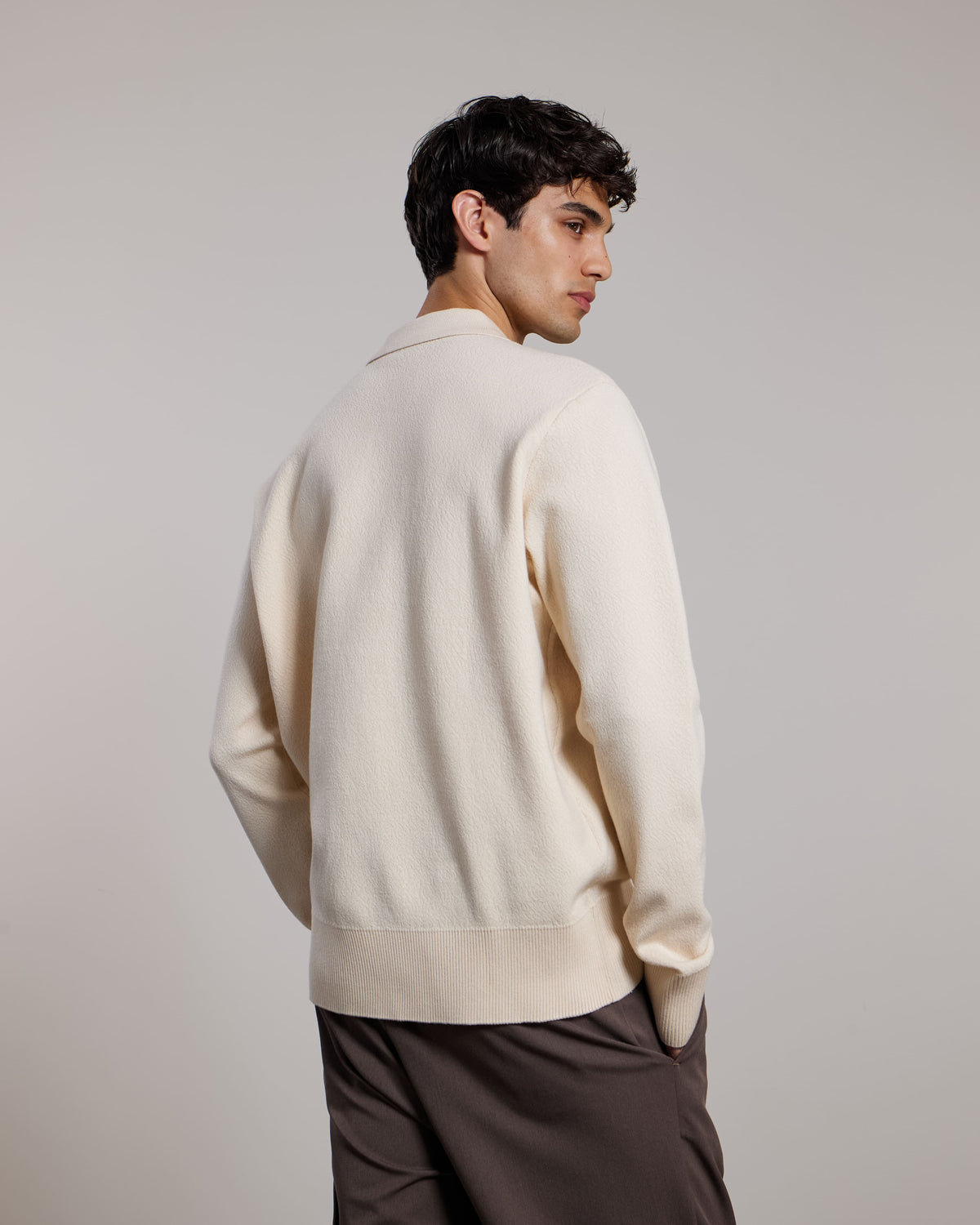 AEDEN SABLE SWEATER | WHITE CAP GREY