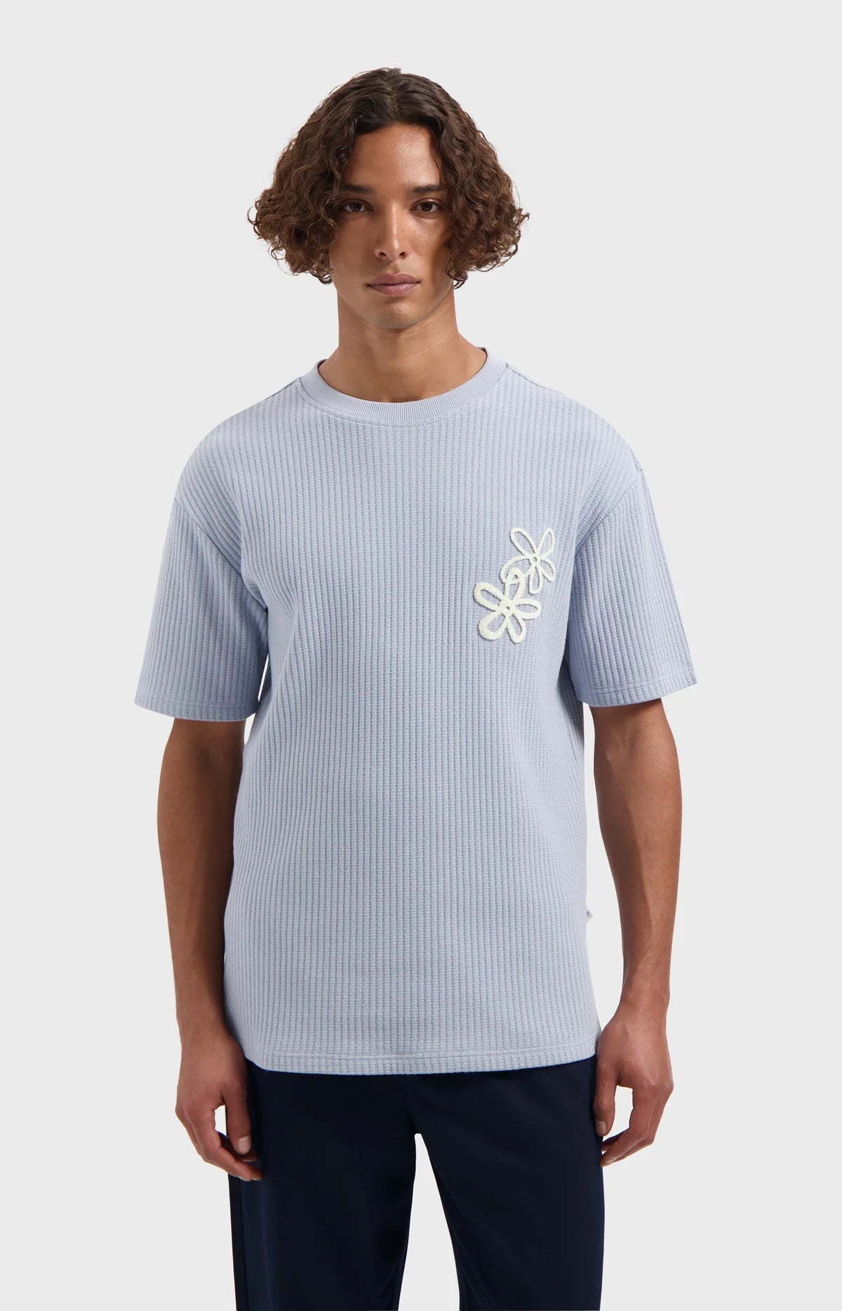 LAW OF THE SEA SALOR RIBBED T-SHIRT Nantucket Breeze