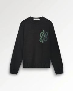 FILLING PIECES Knit Sweater Knot | Black