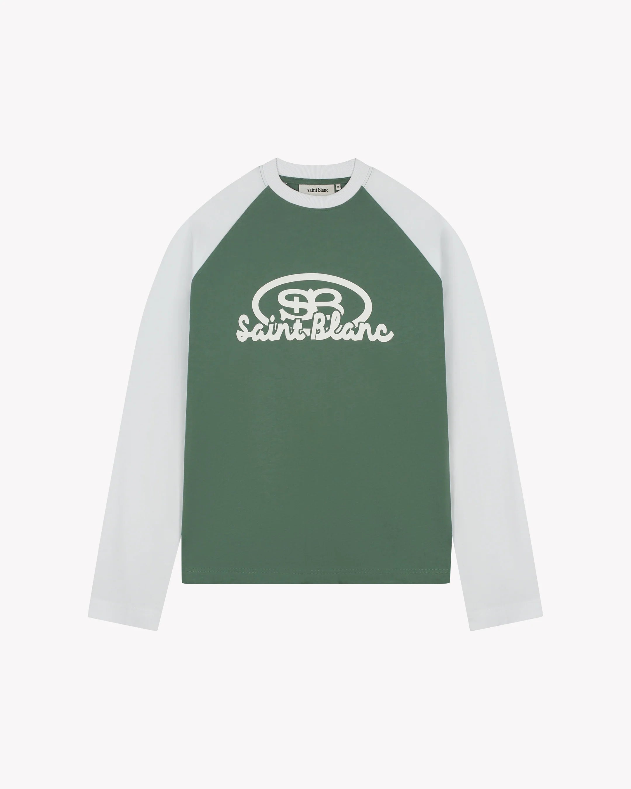 SAINT BLANC BLEND LOGO RAGLAN LONGSHIRT Green