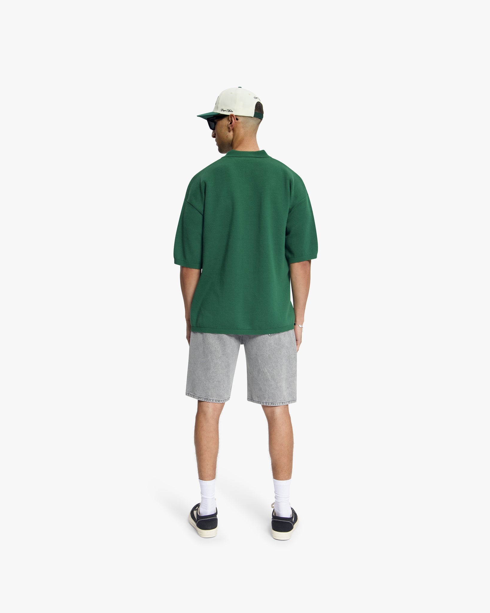 CROYEZ NOMBRE KNIT POLO Forest Green