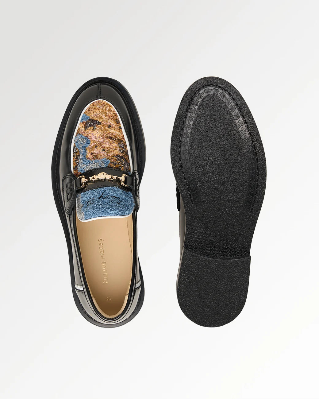 FILLING PIECES DOG LOAFER | Black