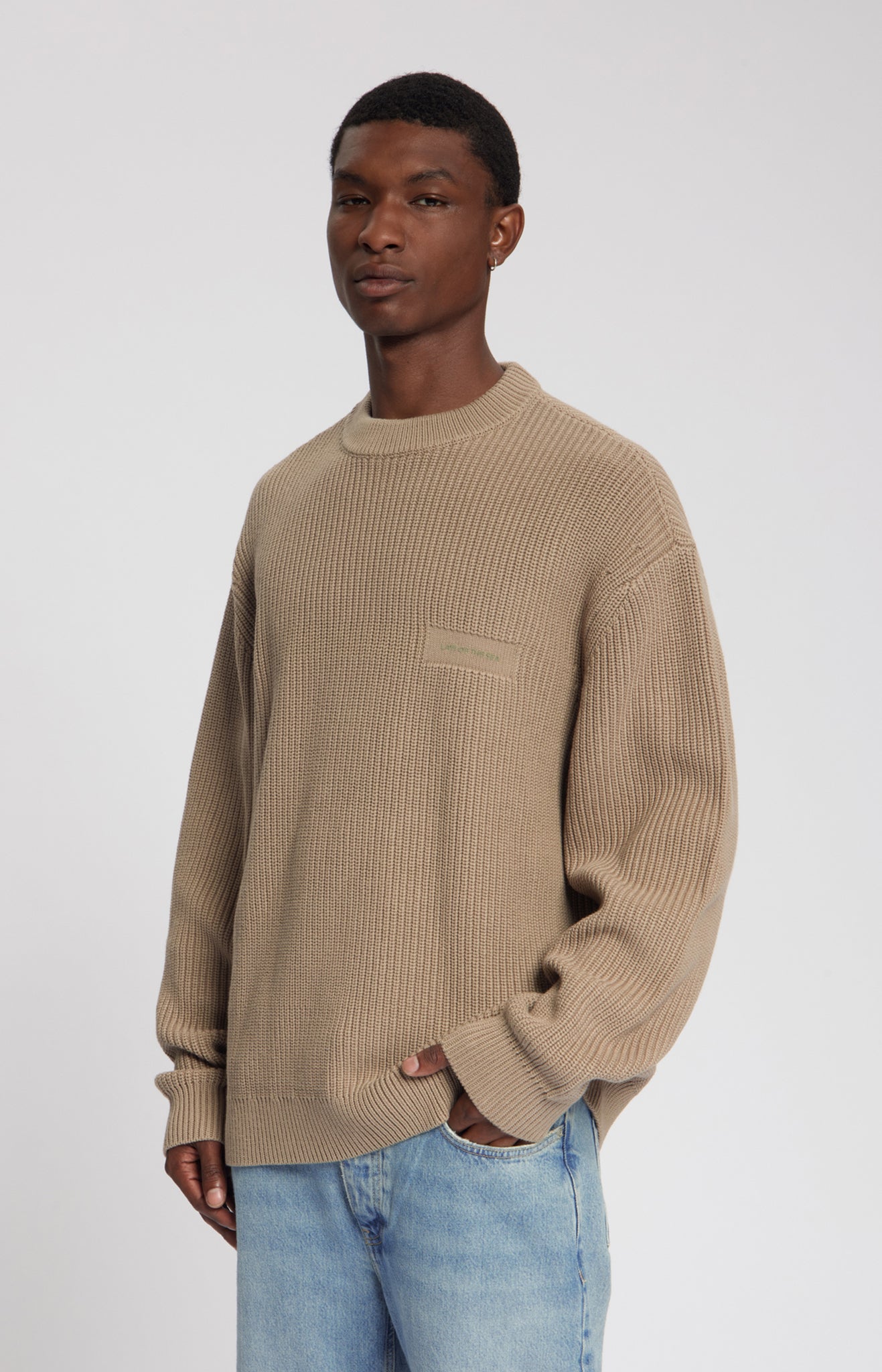 LAW OF THE SEA VARUNA KNITTED CREWNECK Greige