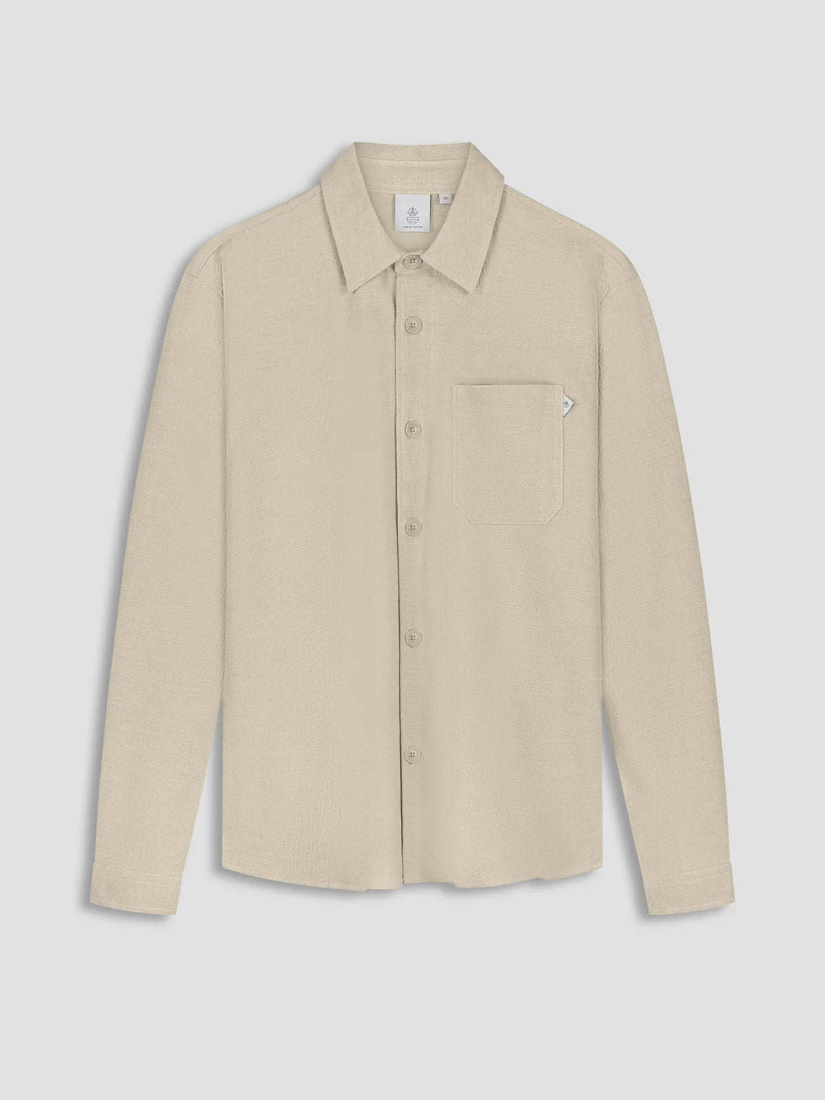 LAW OF THE SEA MARIS SEERSUCKER SHIRT Dune