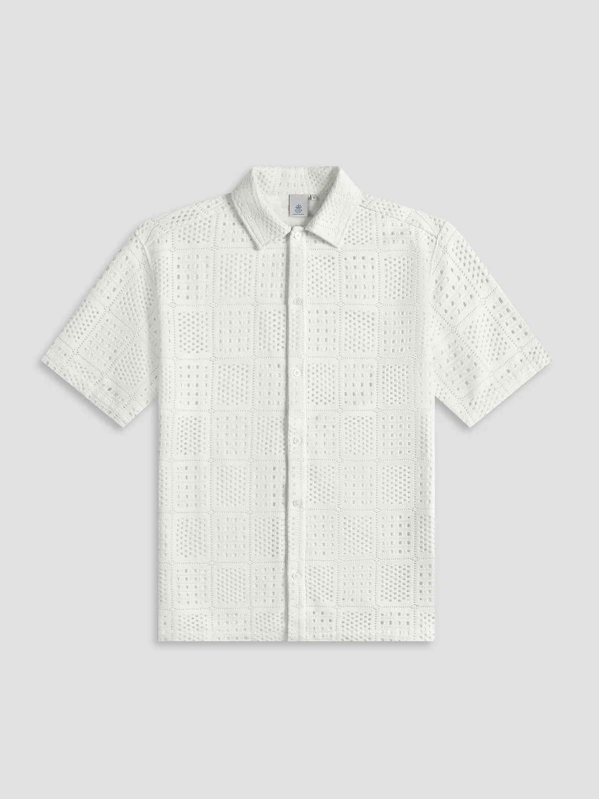 LAW OF THE SEA SIREN AJOUR KNITTED RESORT SHIRT