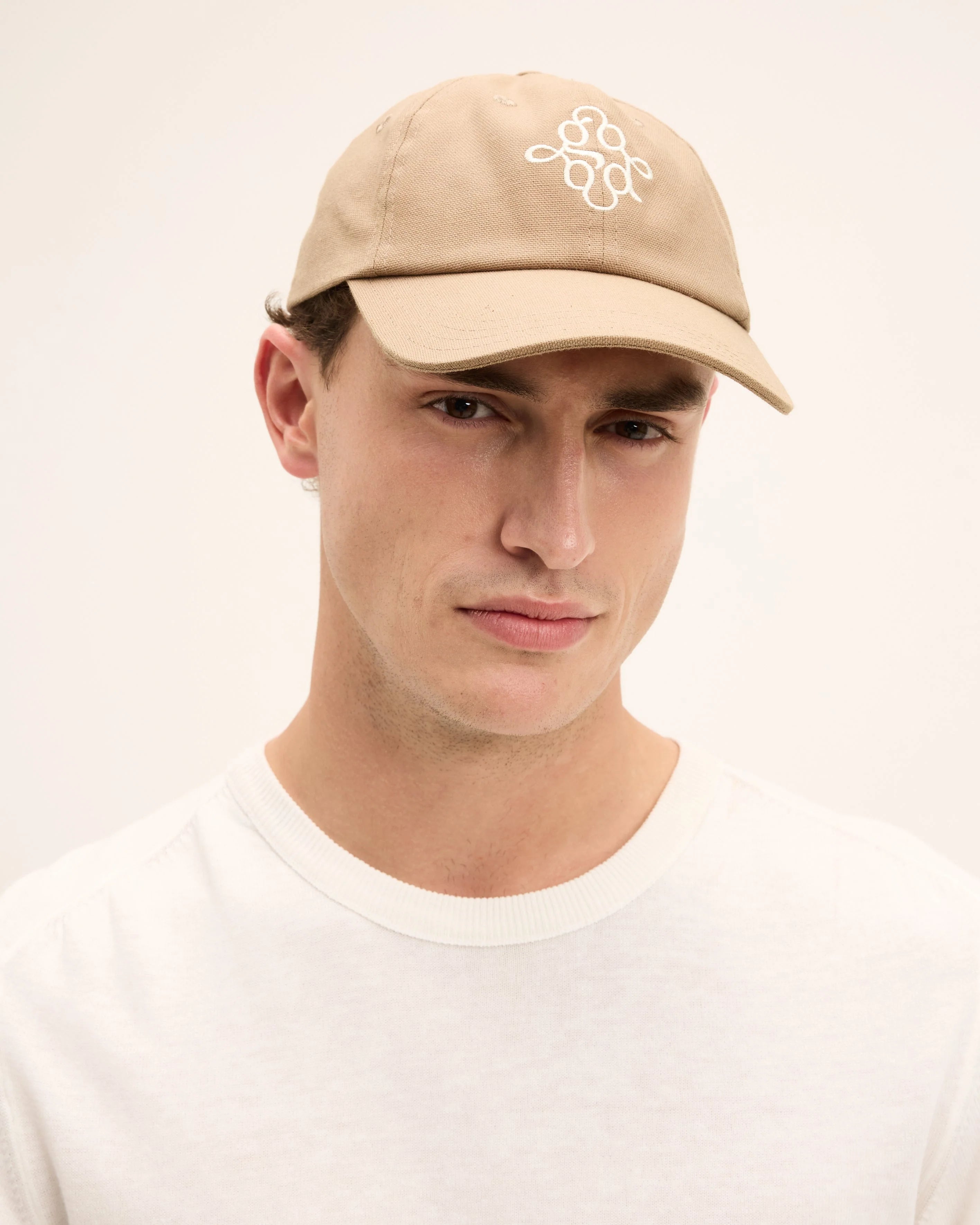 GOOD PEOPLE Good Signature Cap Beige