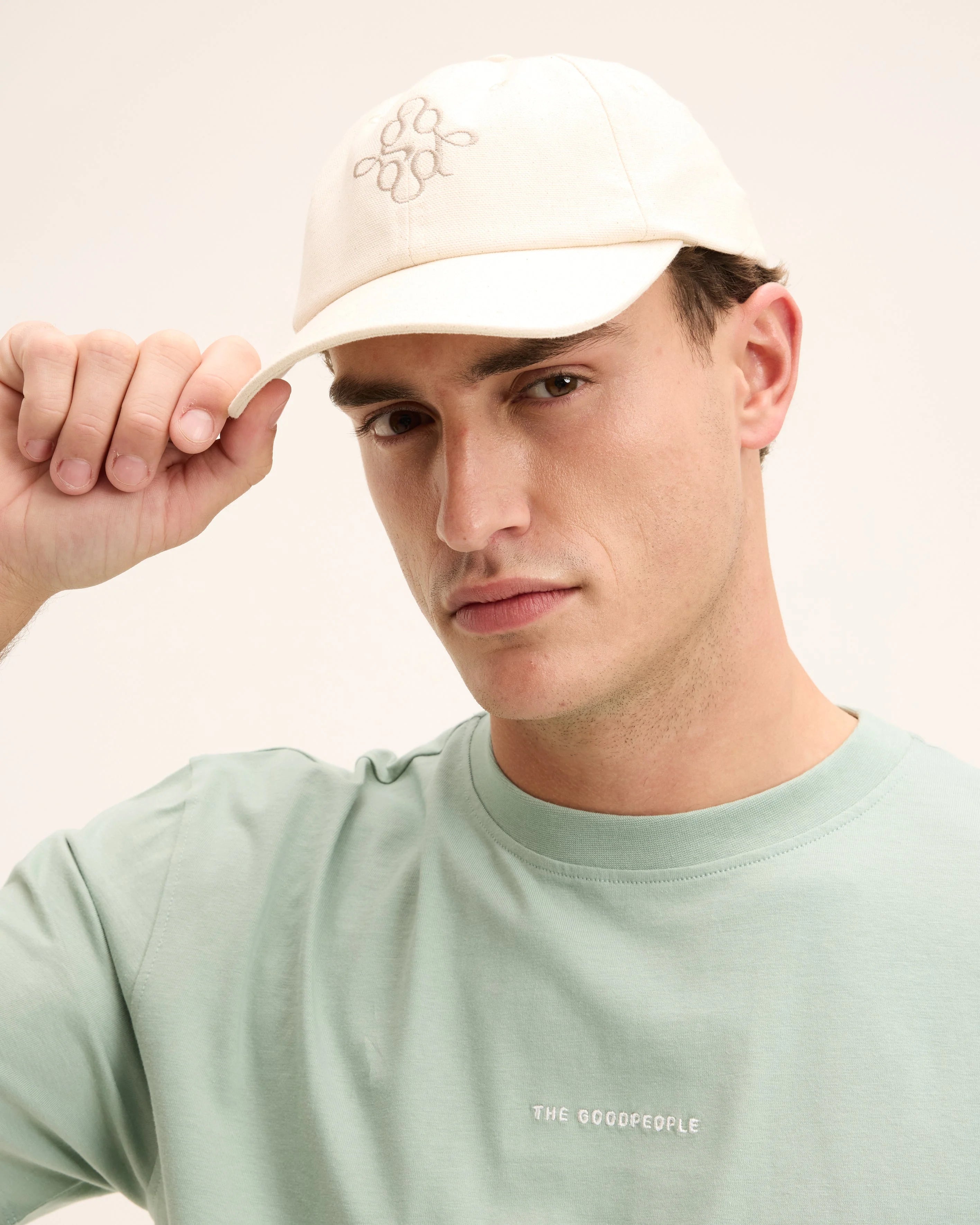 GOOD PEOPLE Good Signature Cap Off White