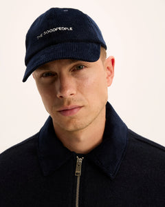 GOOD PEOPLE Corduroy Cap Navy