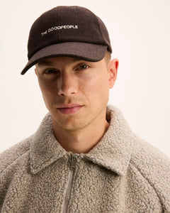 GOOD PEOPLE Warm Cap Dark Brown