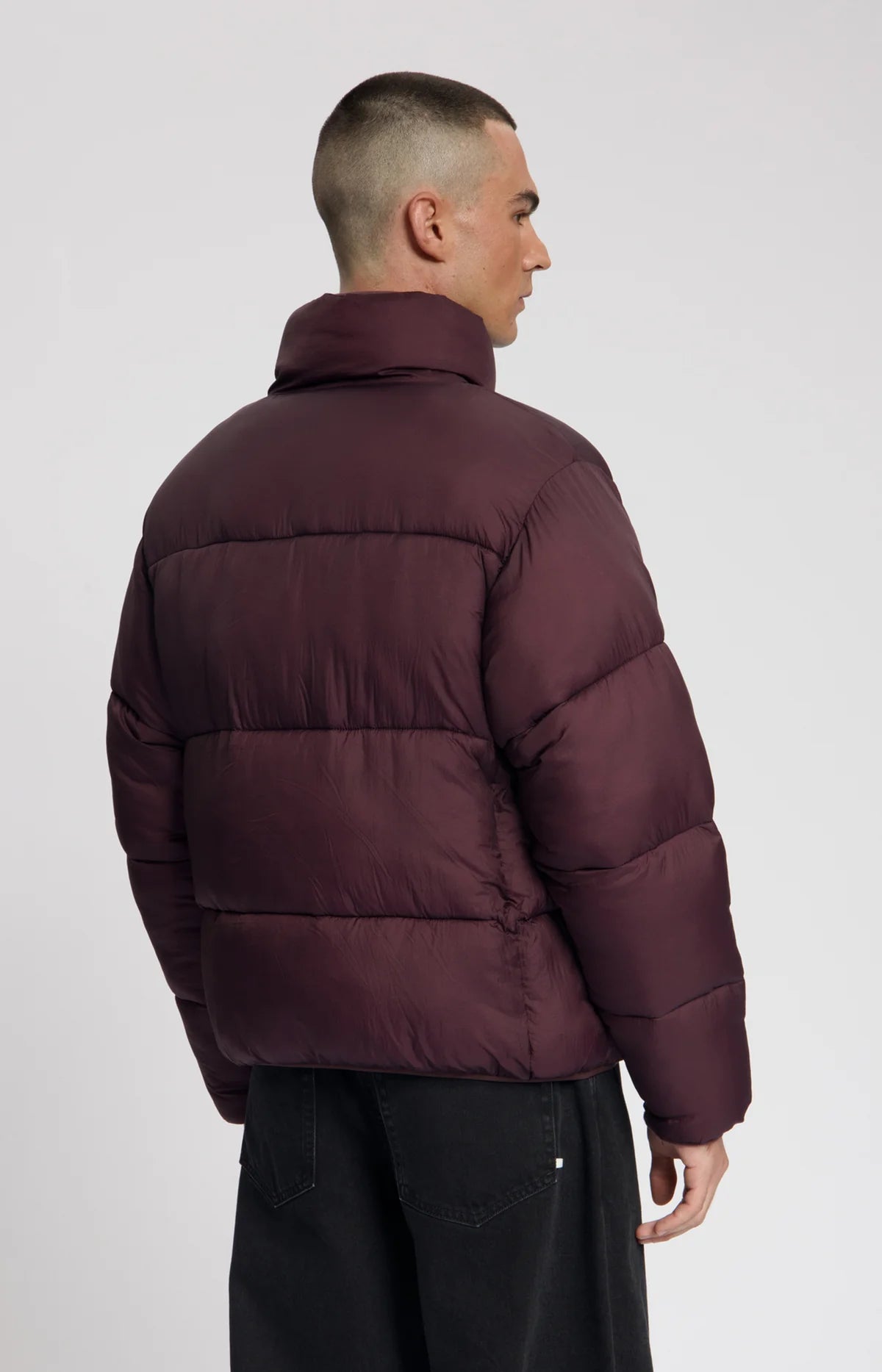 LAW OF THE SEA HAZE SHORT PUFFER JACKET Huckleberry
