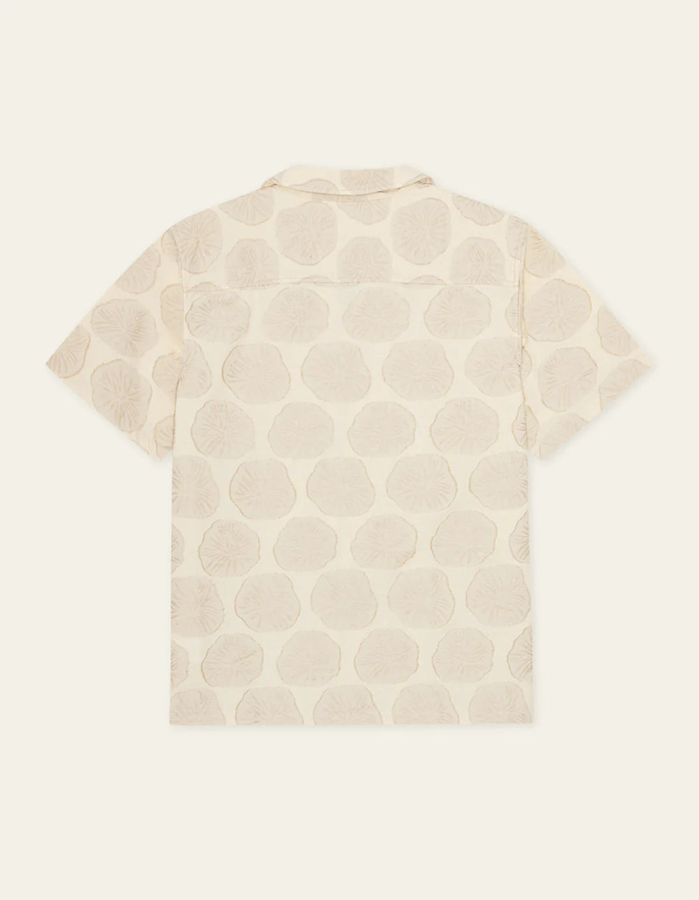 LES DEUX Dahlia Jacquard SS Shirt Light Sand