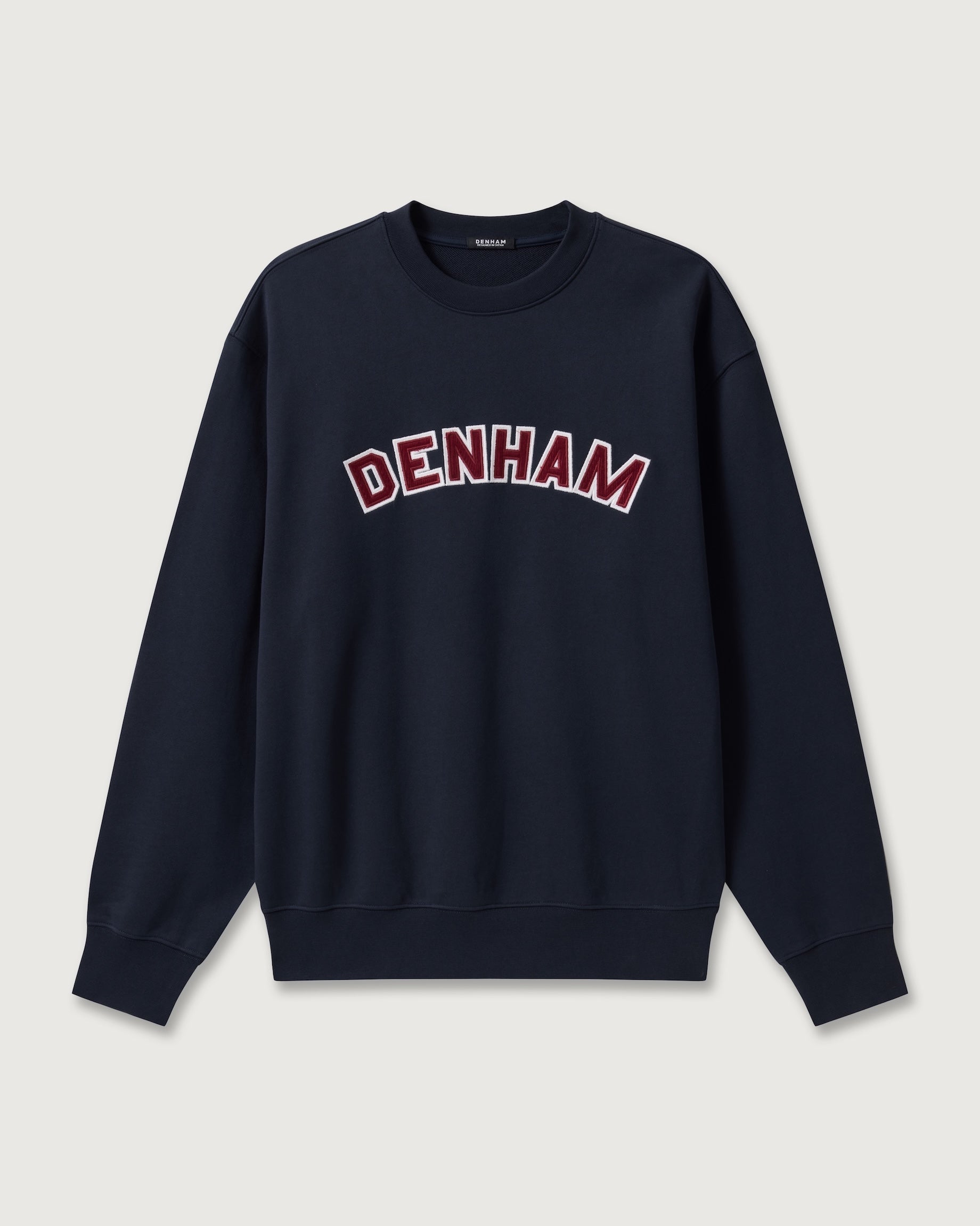 DENHAM CORDUROY LS SWEAT Navy