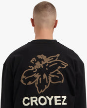 Afbeelding in Gallery-weergave laden, CROYEZ GARDENER LONGSLEEVE T-SHIRT | BLACK